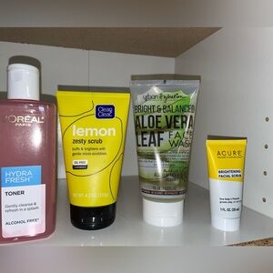 New lot of skin care items